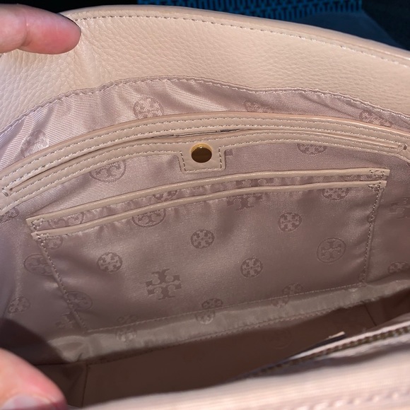 Tory Burch Bryant Pink Quilted Chain Flap Bag - Picture 13 of 16